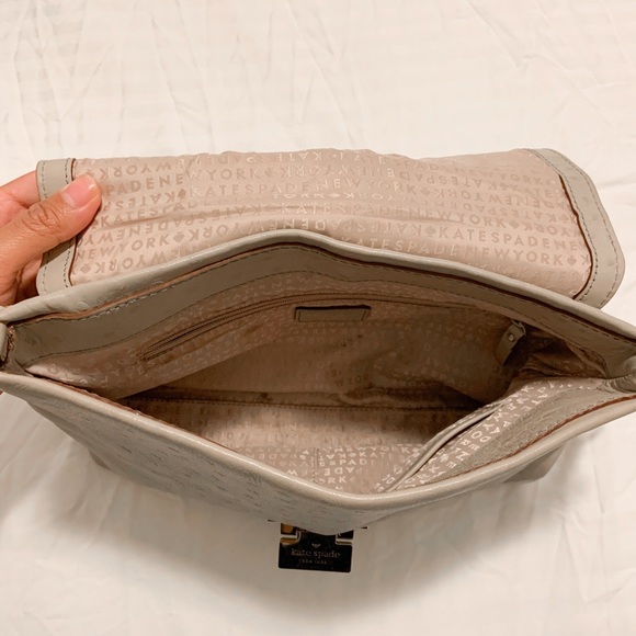 Kate Spade Ostrich Embossed Purse - Picture 9 of 11